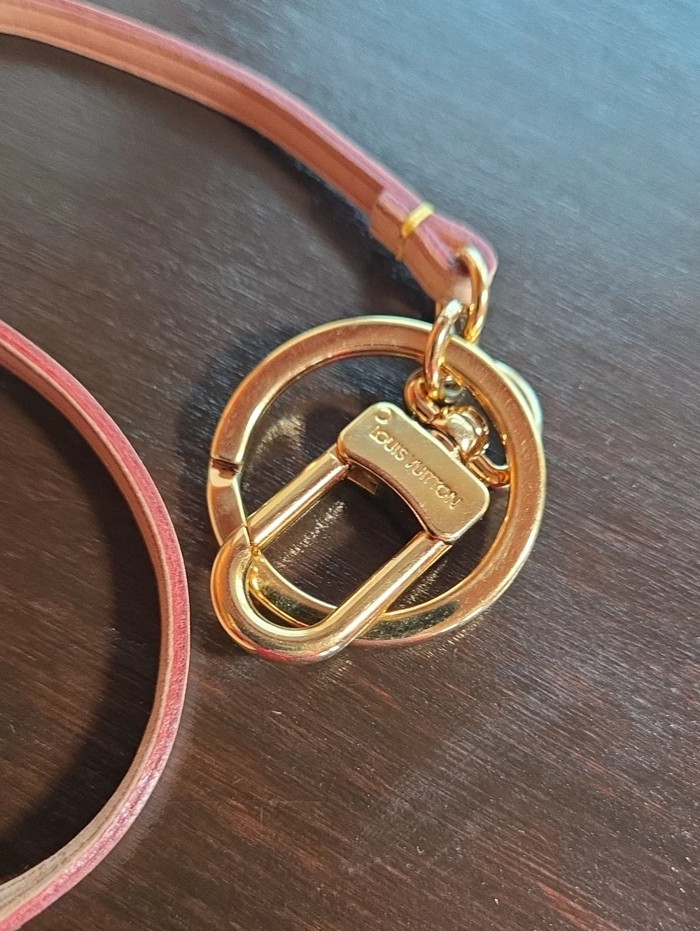 Louis Vuitton Vachetta Leather Artsy Key Chain Strap